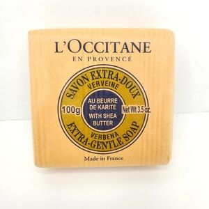 L'Occitane Verbena Shea Butter Extra‎ Gentle Soap Bar 100g/3.5oz France New!